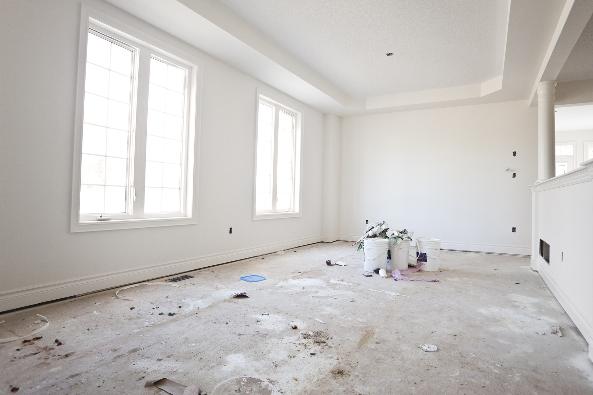 Construction and building inside a home